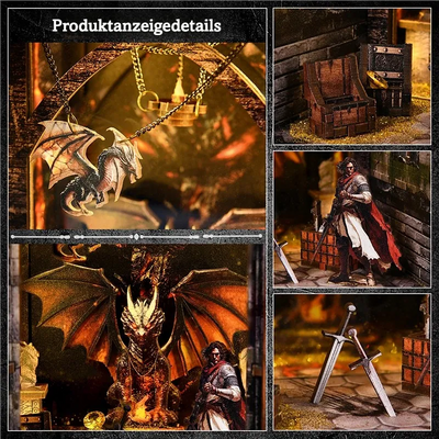 Book Nook Fourth Wing - Dragons Treasure Labyrinth