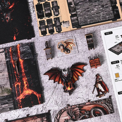 Book Nook Fourth Wing - Dragons Treasure Labyrinth