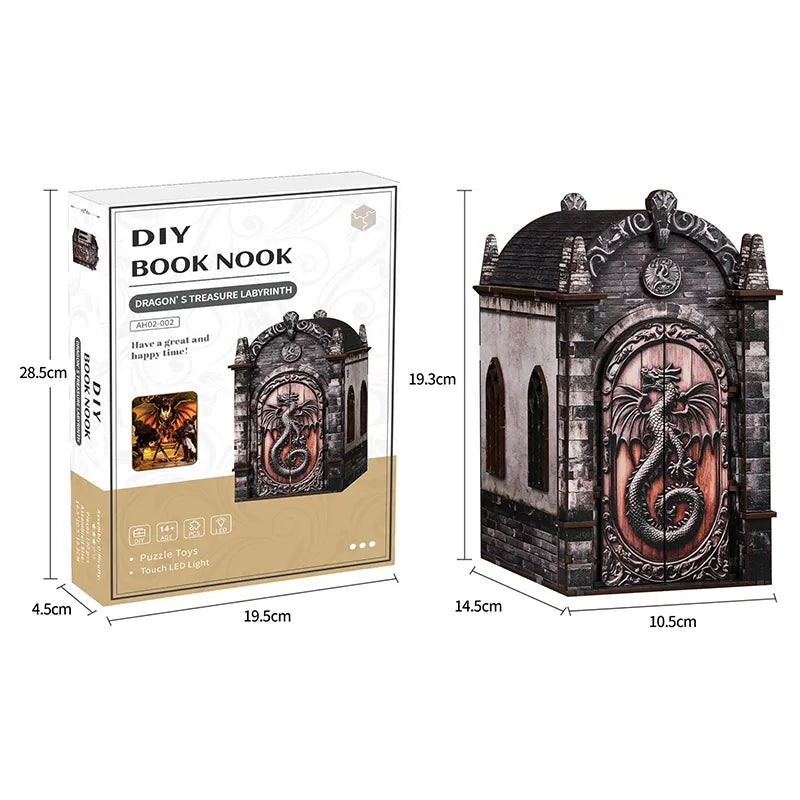 Book Nook Fourth Wing - Dragons Treasure Labyrinth