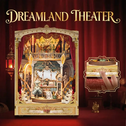 Book Nook - Dreamland Theater mit Touch-Switch-Lichtfunktion