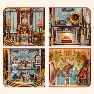 Detailansicht eines dekorativen Elements im Book Nook - Dreamland Theater mit feinen Details
