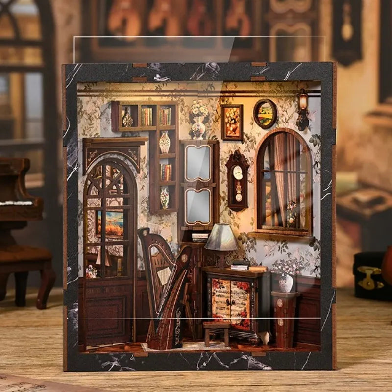 Book Nook - European Melody Box mit Staubschutz und langlebigem Design