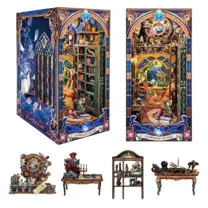Komponenten des Book Nook - Fantasy Store