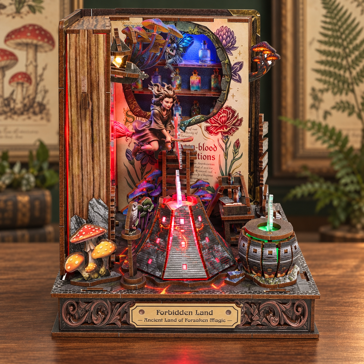 Forbiddden Land – Vista frontale della scena tridimensionale