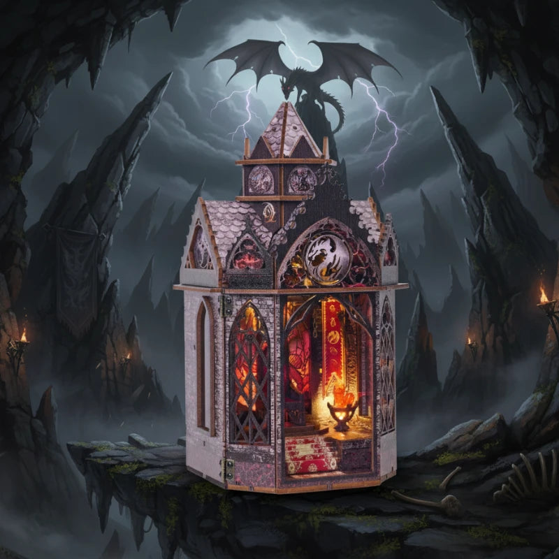 Book Nook Fourth Wing - Sprie of the Wyrm