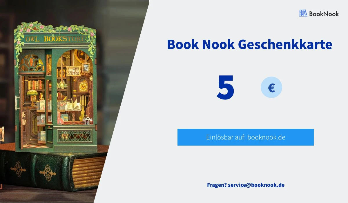 Geschenkkarten für Book Nook