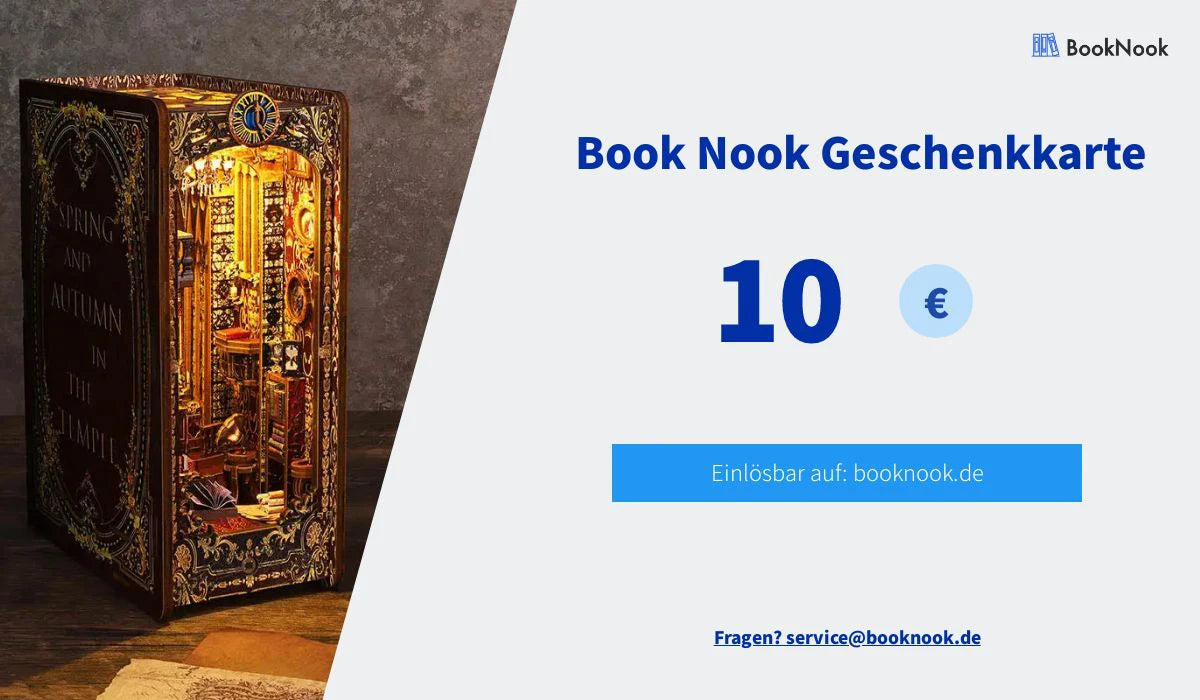 Geschenkkarten für Book Nook