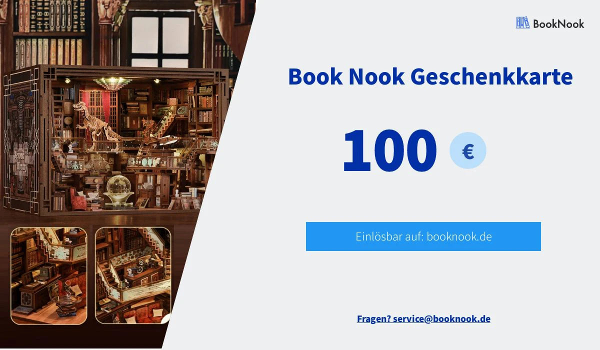 Geschenkkarten für Book Nook