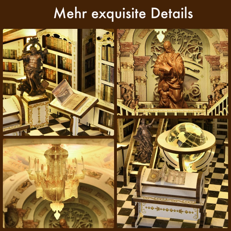 Detailansicht eines dekorativen Elements im Book Nook - Library of Gods Max mit feinen Details