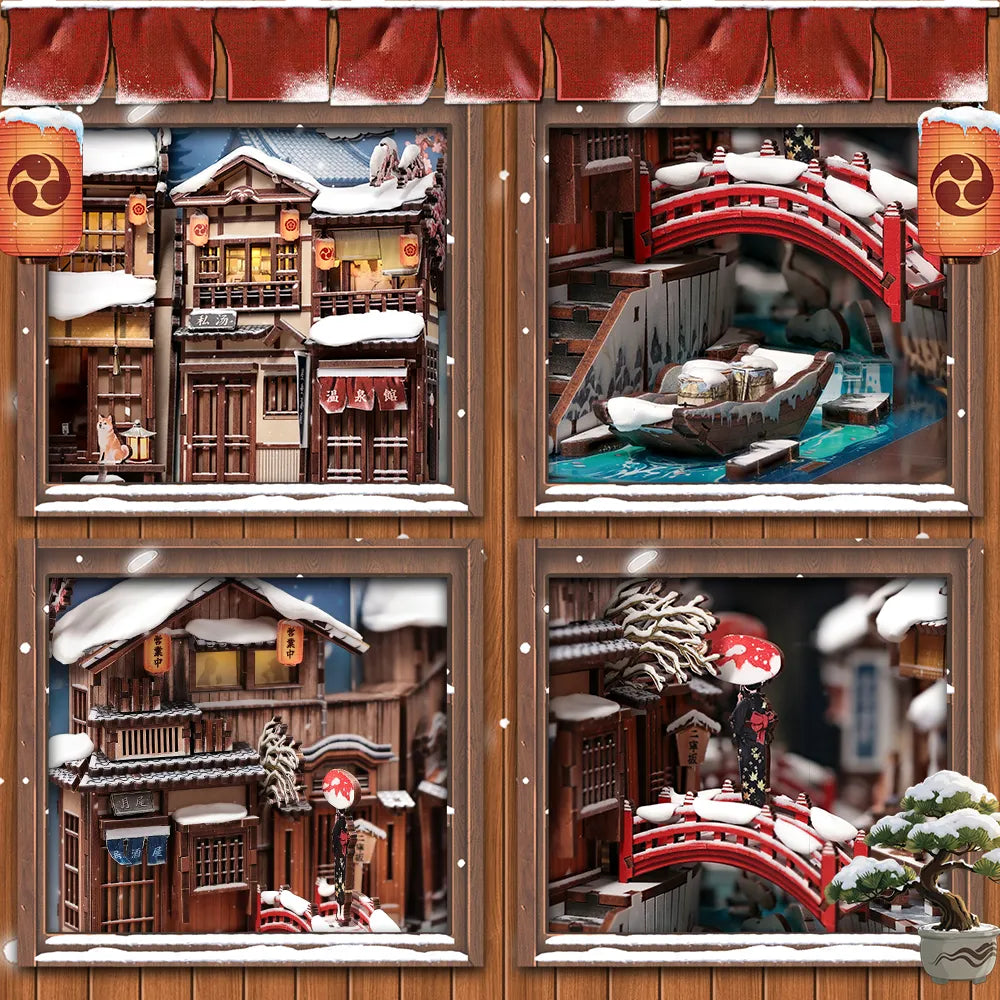 Book Nook Japan - Kyoto Snow Whisper