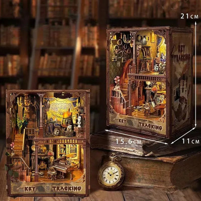 Book Nook - Key Tracking mit detaillierten Abmessungen