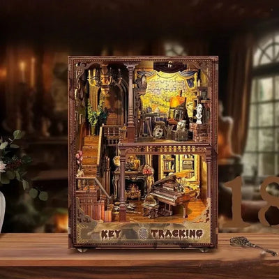 Book Nook - Key Tracking Gesamtansicht mit detaillierter Szenerie