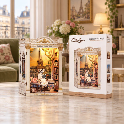 Madeleine's Parisian Salon neben seiner Produktverpackung