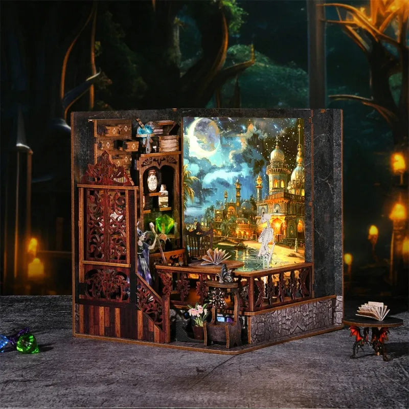 Book Nook - Magic Exploration Gesamtansicht mit detaillierter Szenerie