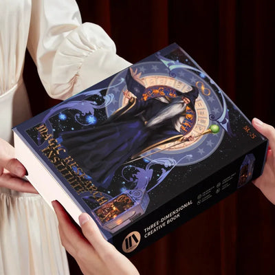 Geschenkverpackung des Book Nook - Magic Research Society für Sammler und als ideales Geschenk