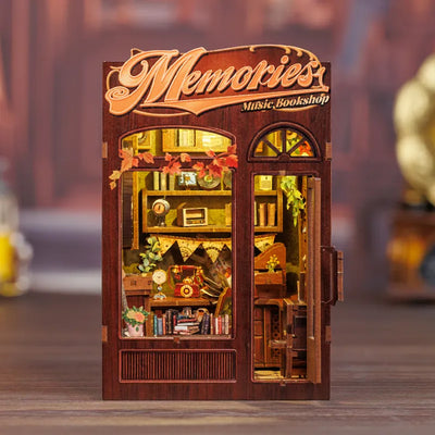 Book Nook - Memories Music Bookshop Gesamtansicht mit detaillierter Szenerie