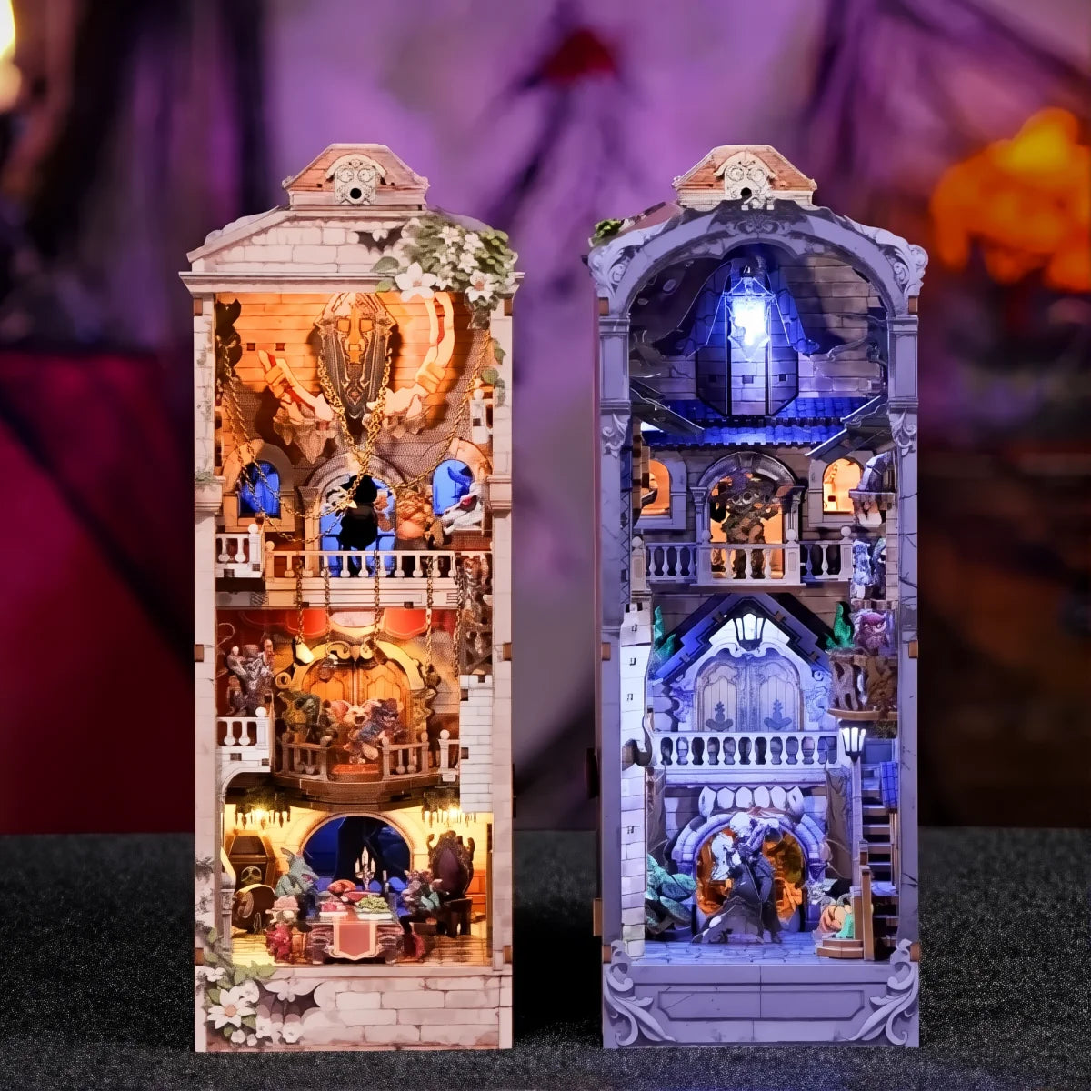 Book Nook - Monster Carnival Gesamtansicht mit detaillierter Szenerie