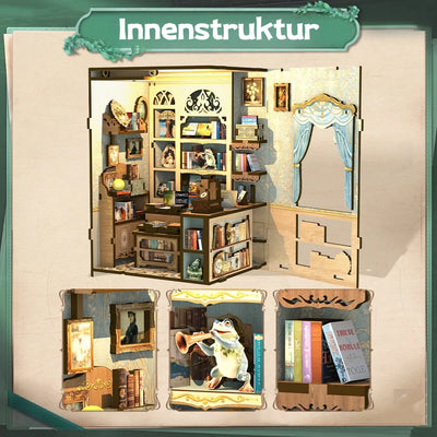 Komponenten des Book Nook - Muse Bookstore  