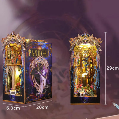 Dimensioni illustrate della confezione di Pandora's Box