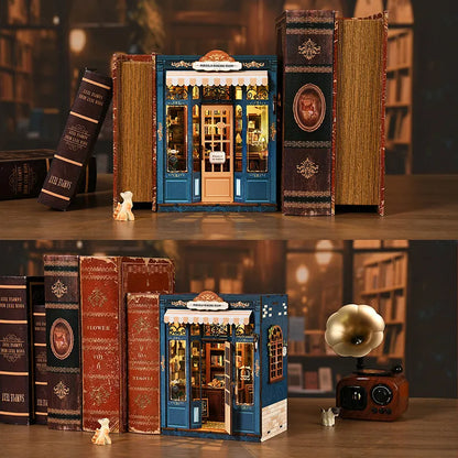 Book Nook - Pergola Reading Room dekorativ auf einem Schreibtisch platziert