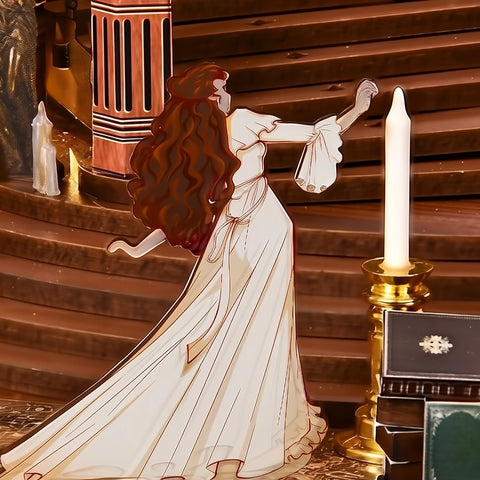 Sängerin auf der großen Treppe des Phantom of the Opera Max