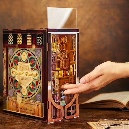 Book Nook - Roaring Twenties Speakeasy (Die brüllenden Zwanziger Jahre Speakeasy) mit Staubschutz auf booknook.de