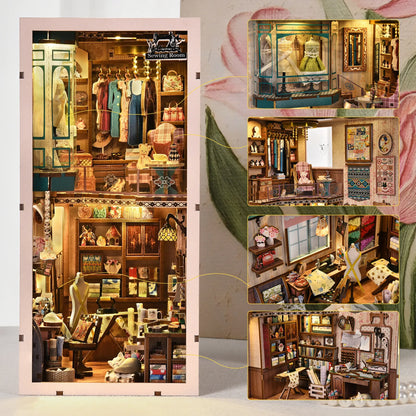 Detailansicht eines dekorativen Elements im Book Nook - Sewing Room mit feinen Details
