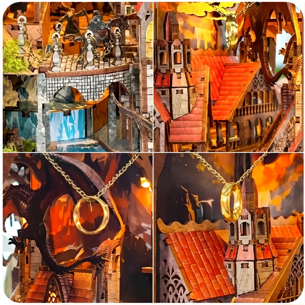 Booknook - Spirit Valley of the Magic Ring | inspiriert von Herr der Ringe