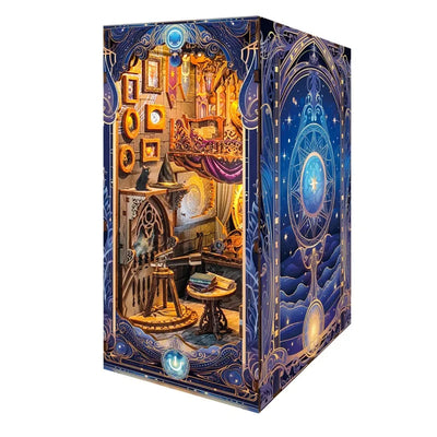Booknook - Star Map Secrets Gesamtansicht mit präzise geschnittenen Holzteilen und hochwertiger Verarbeitung