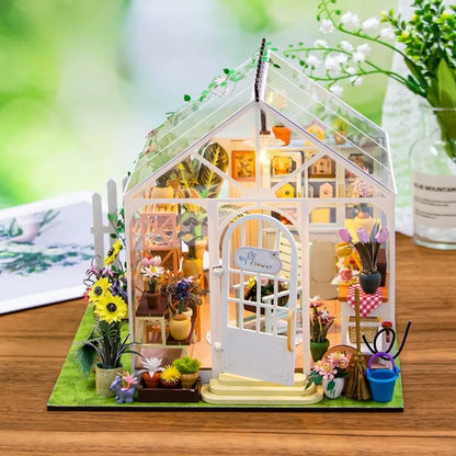 Book Nook - Sunshine Flower Gesamtansicht mit detaillierter Szenerie