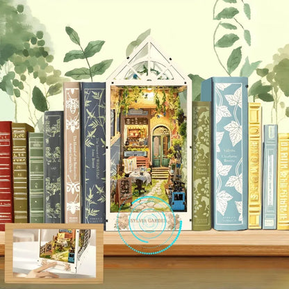 DIY Book Nook - Sylvia Garden mit Touch-Switch-Lichtfunktion