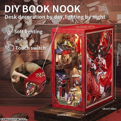 Book Nook | The Legend of Mulan mit Touch-Switch-Lichtfunktion auf booknook.de 