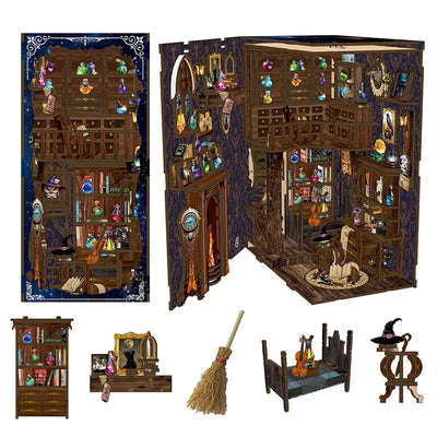Komponenten des Book Nook - The Magic Study