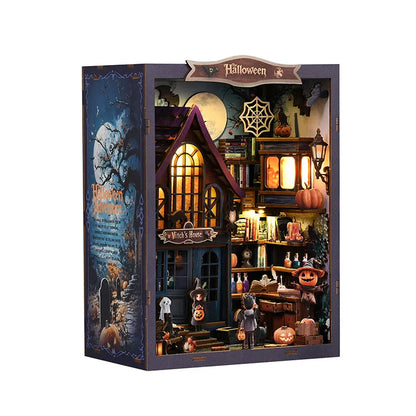 Book Nook - The Magical Night Of The Castle Gesamtansicht mit präzise geschnittenen Holzteilen und hochwertiger Verarbeitung