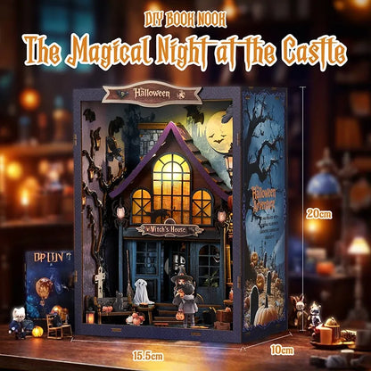 Book Nook - The Magical Night Of The Castle Gesamtansicht mit detaillierter Szenerie