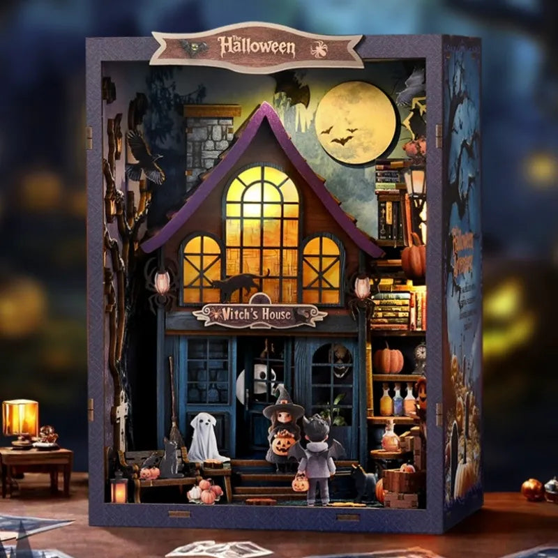 Book Nook - The Magical Night Of The Castle Gesamtansicht mit detaillierter Szenerie