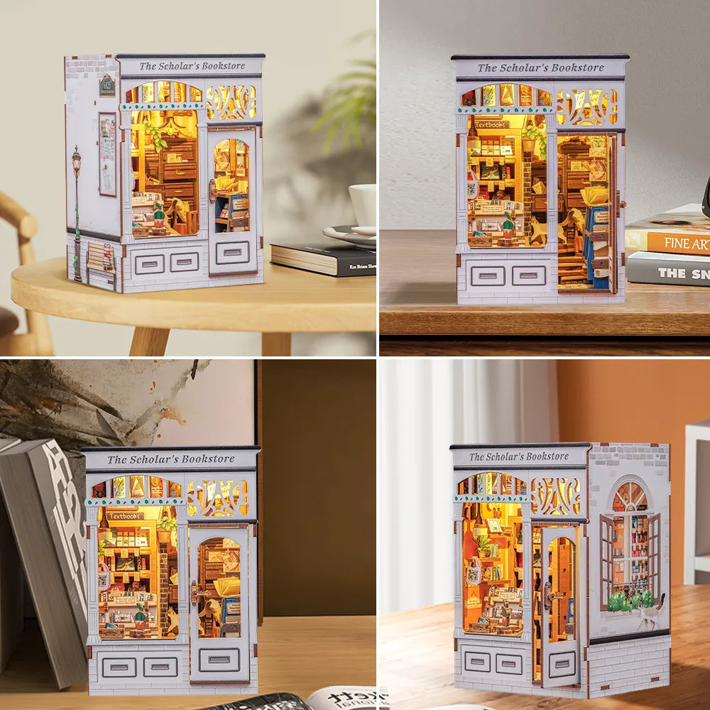 Book Nook - The Scholar's Bookstore Gesamtansicht mit detaillierter Szenerie