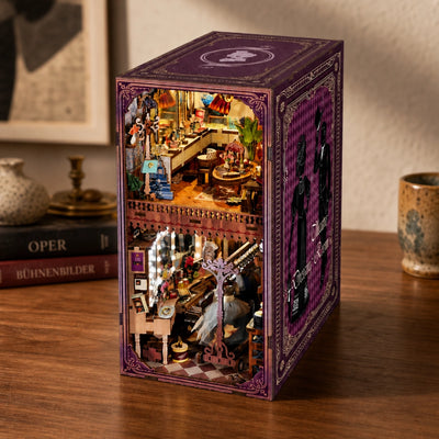 Book nook Theatre Dressing Room con parete laterale chiusa