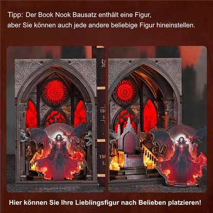 Book Nook - Throne of Blood Gesamtansicht mit detaillierter Szenerie