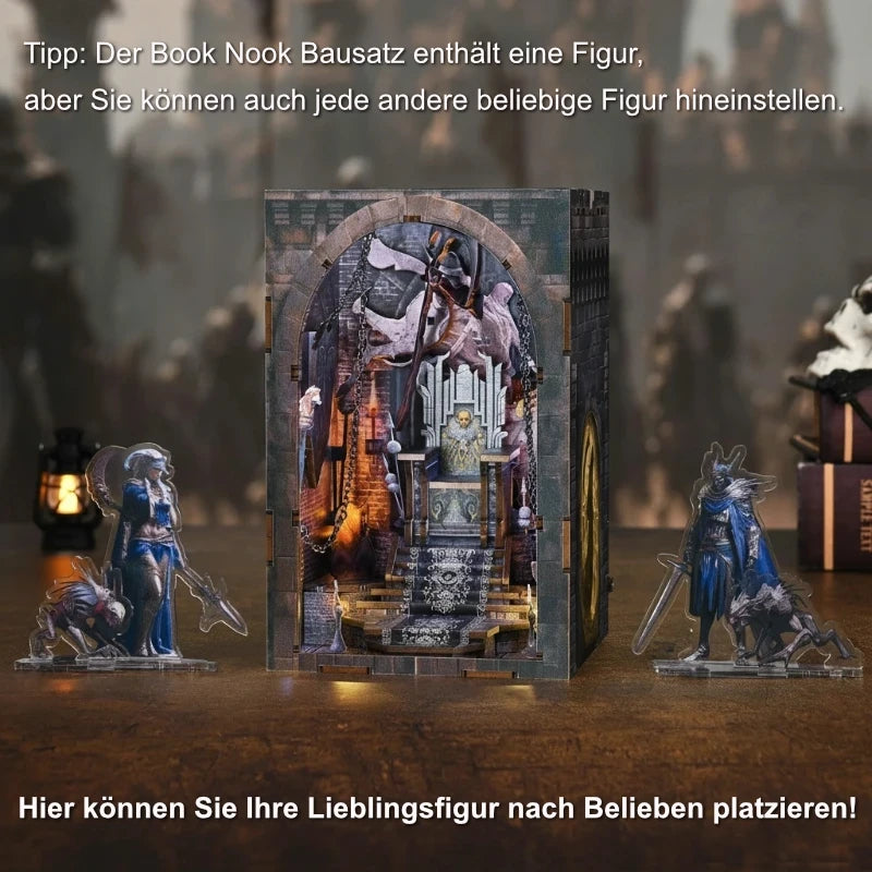 Book Nook - Throne of Bones Gesamtansicht mit detaillierter Szenerie