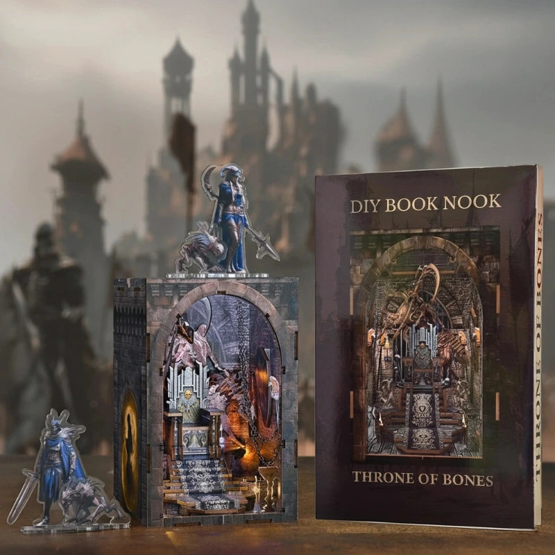 Geschenkverpackung des Book Nook - Throne of Bones für Sammler und als ideales Geschenk