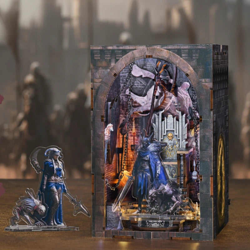 Book Nook - Throne of Bones Gesamtansicht mit detaillierter Szenerie