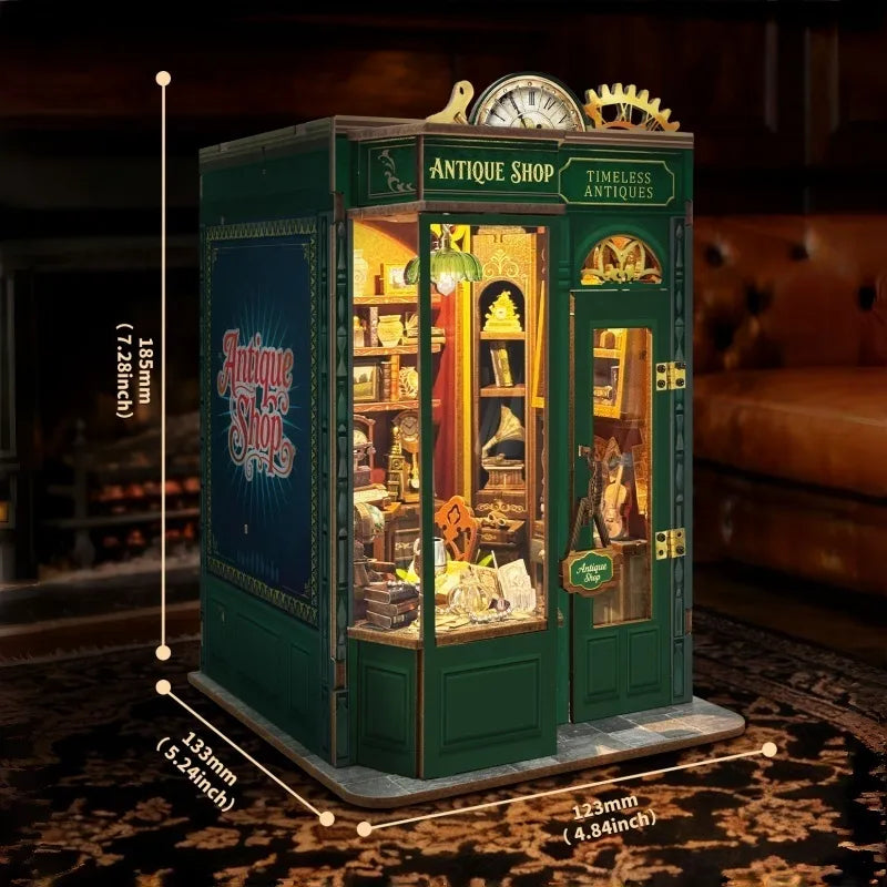 Book Nook - Timeless Antique Shop mit detaillierten Abmessungen