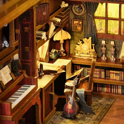 Detailansicht eines dekorativen Elements im Book Nook - Timeless Melody mit feinen Details