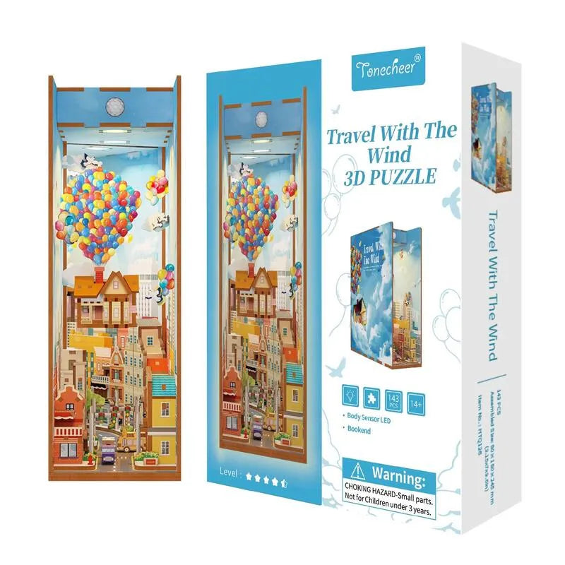 Geschenkverpackung des Book Nook - Travel With The Wind für Sammler und als ideales Geschenk