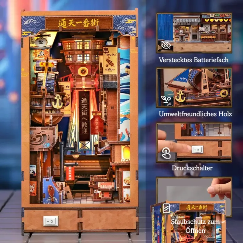 Book Nook Japan- Tsutenkaku Ichiban Street
