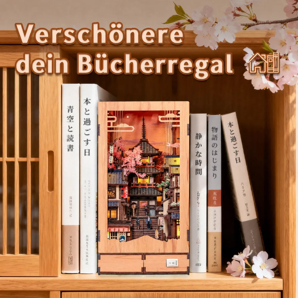 Book Nook Japan - Twilight Sakura Path