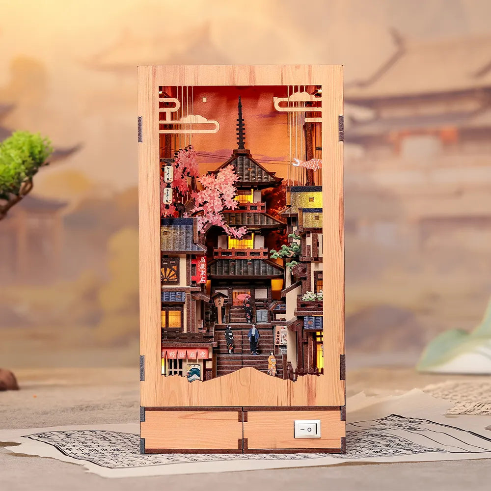 Book Nook Japan - Twilight Sakura Path