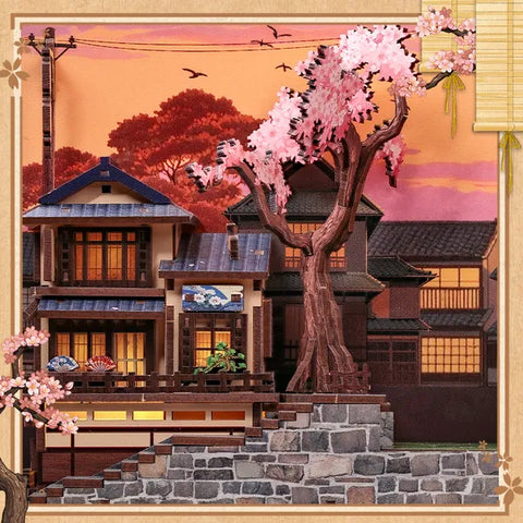 Book Nook Japan - Twilight Sakura Path