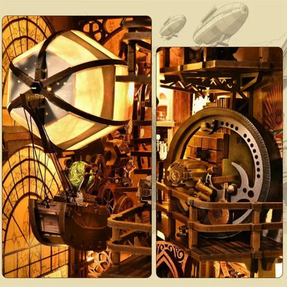 Detailansicht eines dekorativen Elements im Book Nook - Uncle Peter’s Warehouse mit feinen Details